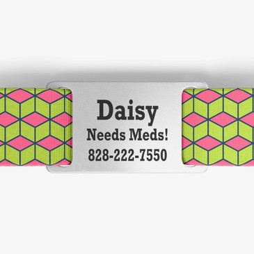 closeup of nameplate personalization